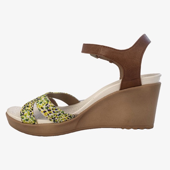Croc’s Leigh II Ankle Strap Wedge Sandal - Picture 5 of 13